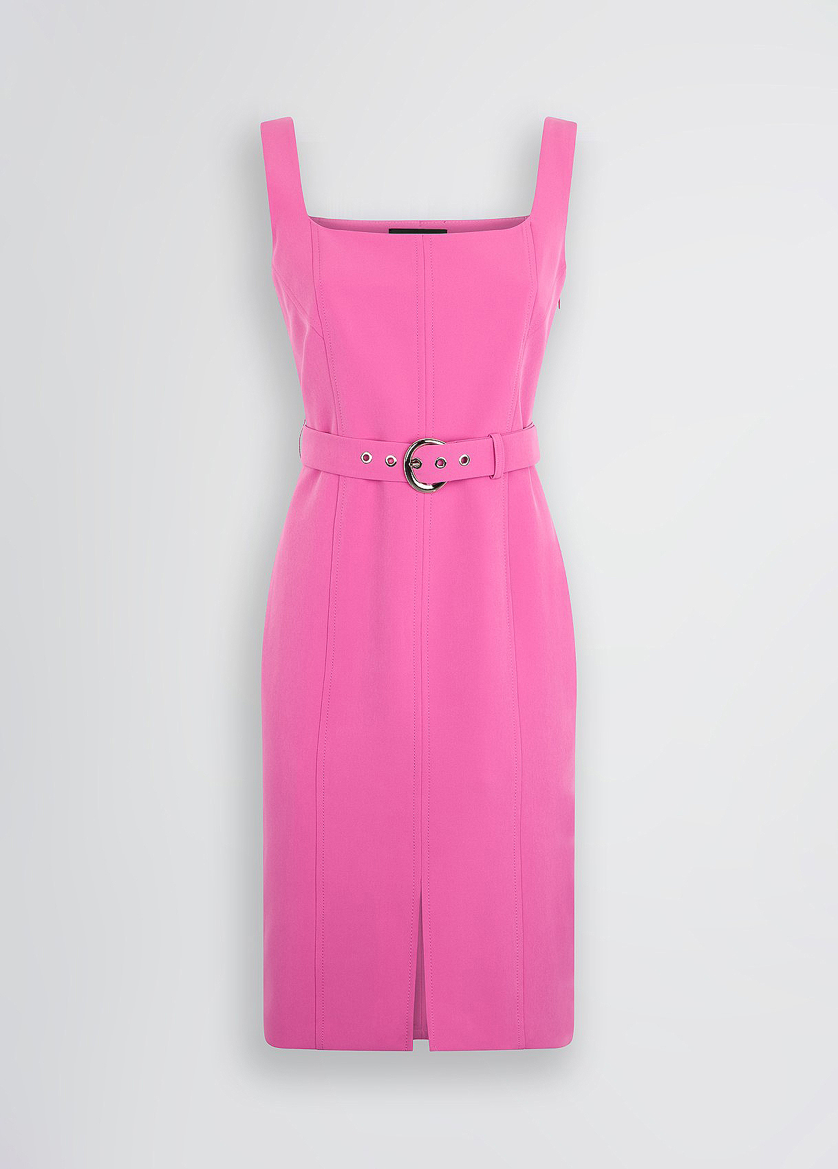 アウターその他 LIU JO Woman Waistcoat Fuchsia CA5365T2200 X0450 Fitted dress with belt colour pink | Liu Jo