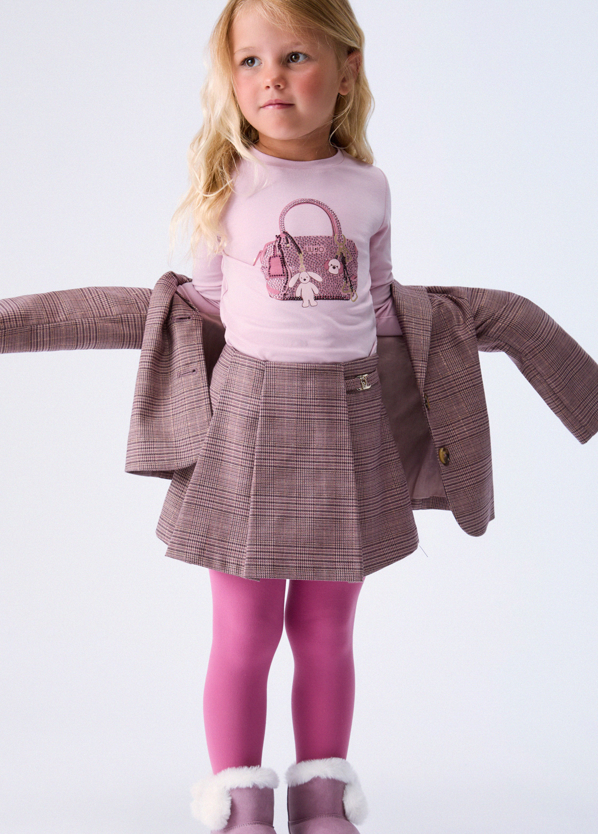 Liu Jo Prince Of Wales Mini Skirt
