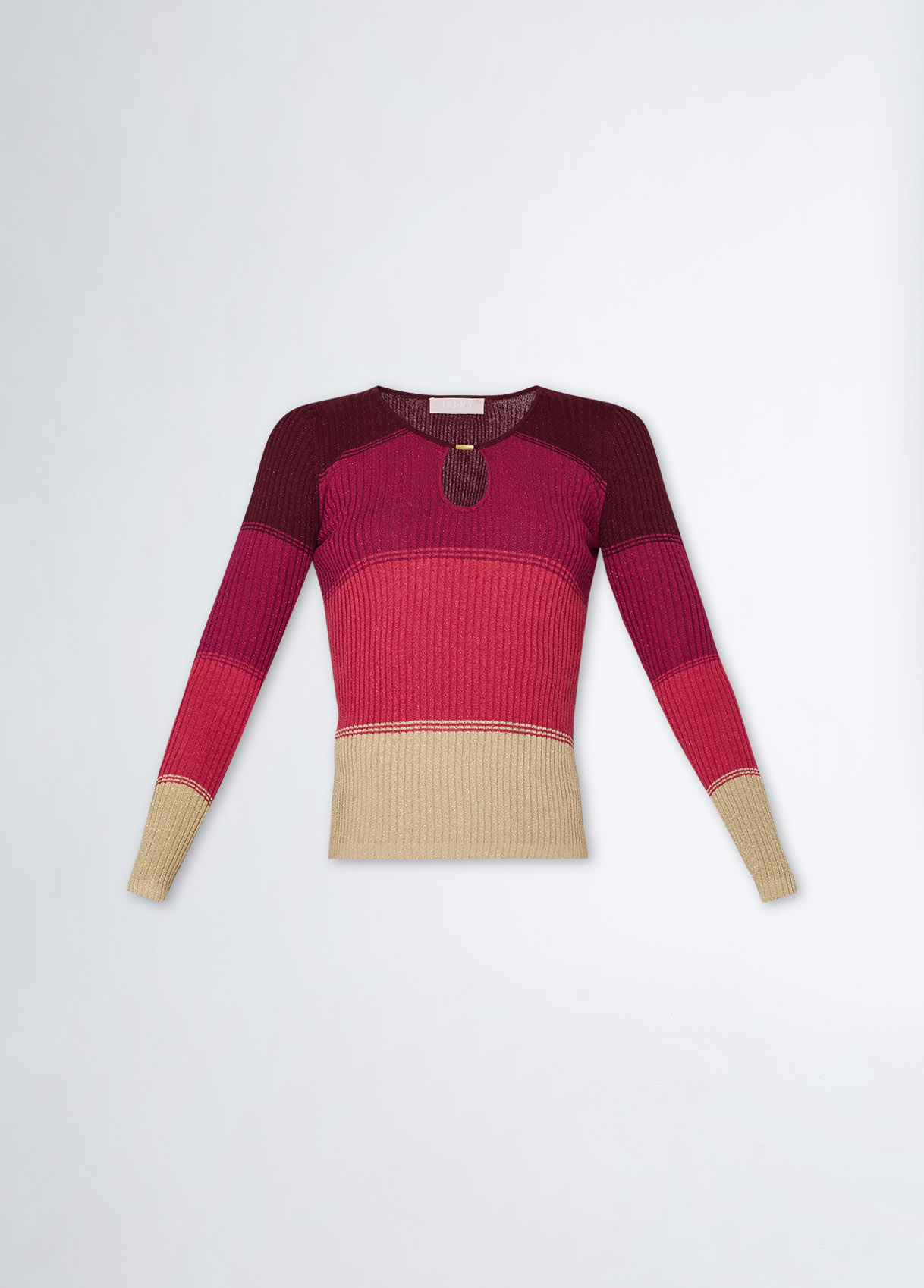 Eco-friendly striped sweater