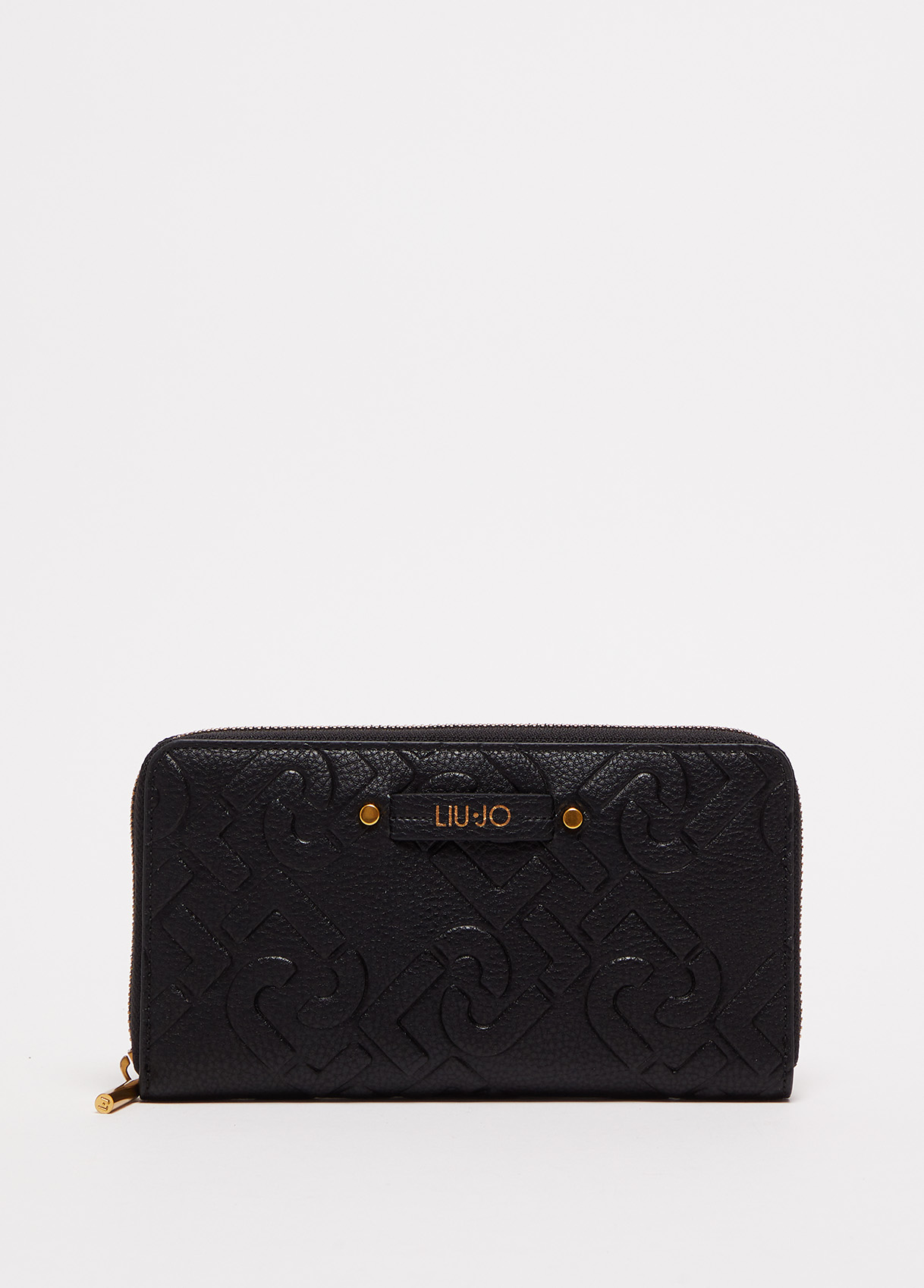 Liujo Portefeuille Zippé Tout Autour Avec Logo