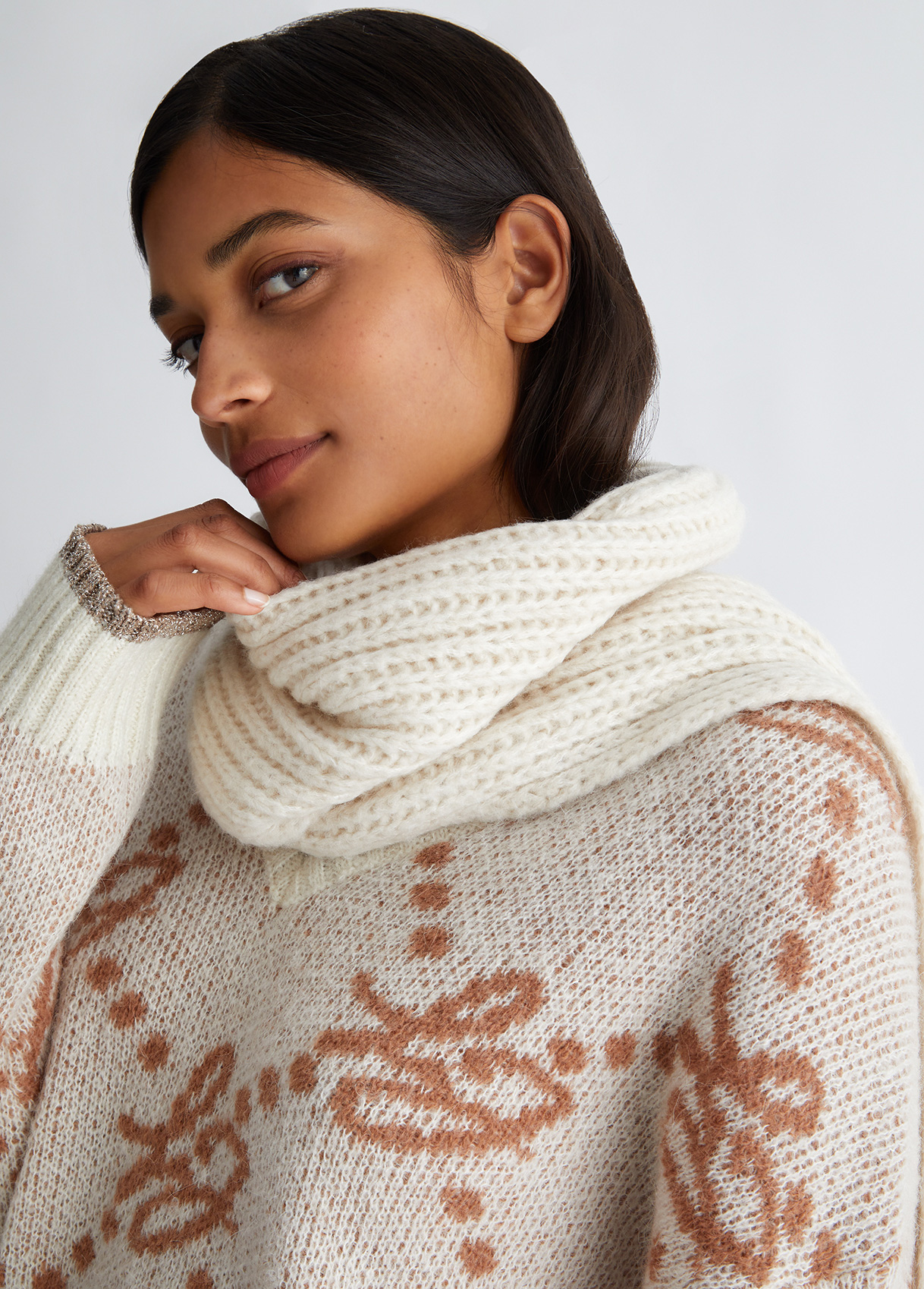 Liujo Écharpe En Laine Mélangée