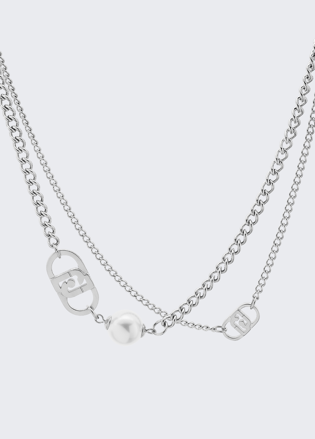 Liu Jo Collier Multirang Avec Perle