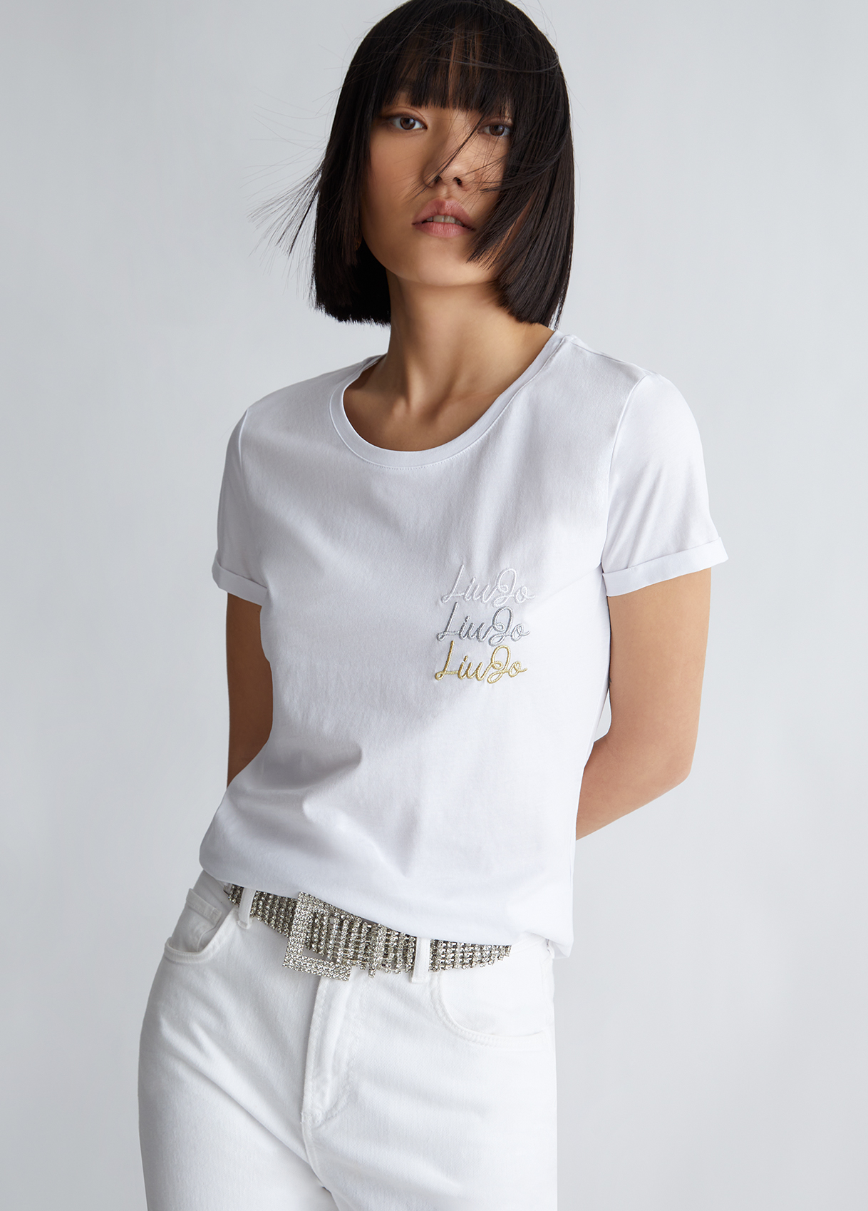 Liujo T-shirt En Coton Avec Logo
