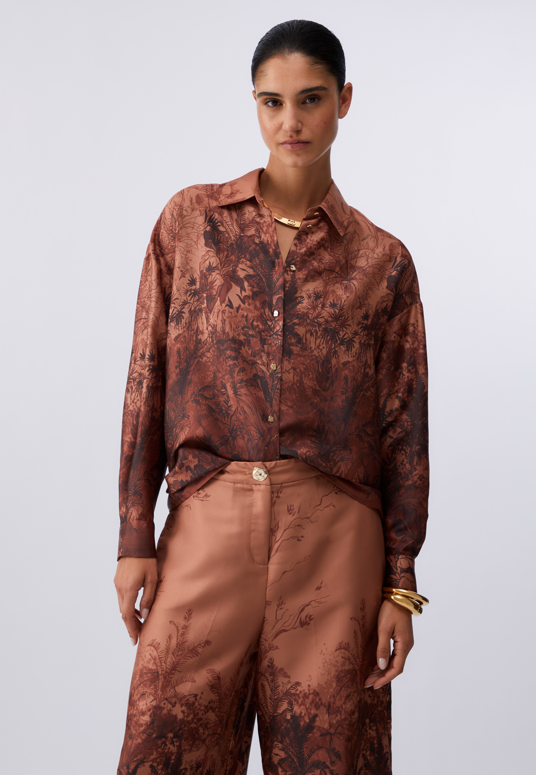 Liu Jo Printed Twill Shirt