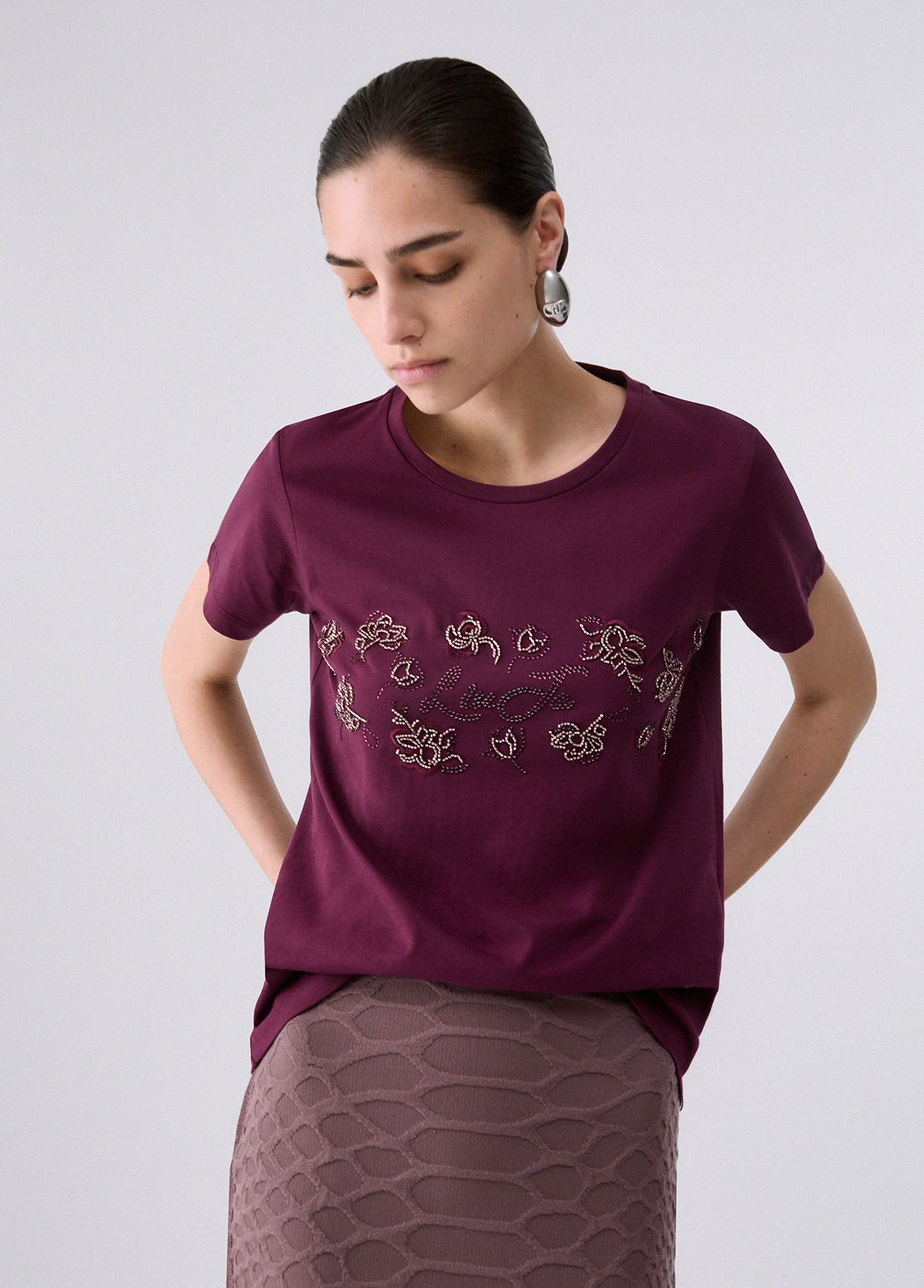 Liu Jo T-shirt With Rhinestones