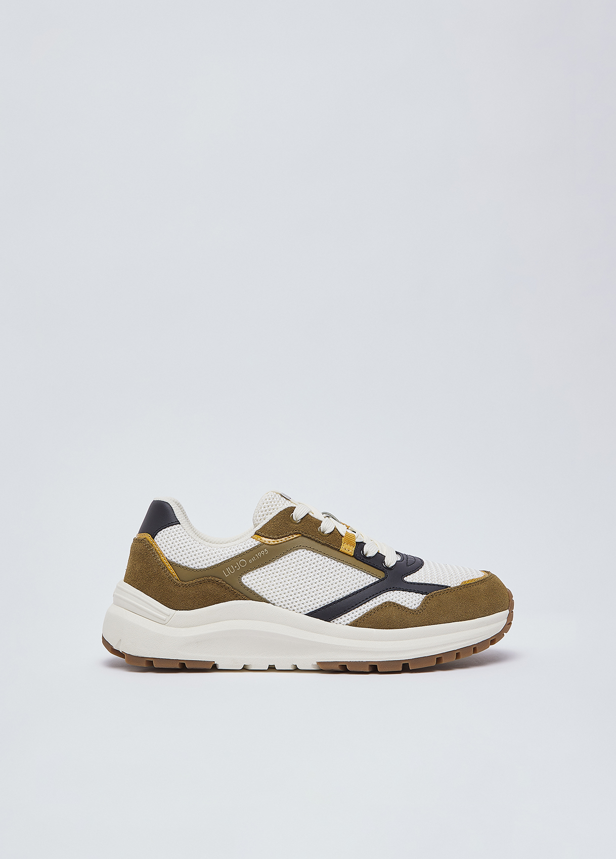 Liu Jo Men’s Suede And Mesh Sneakers