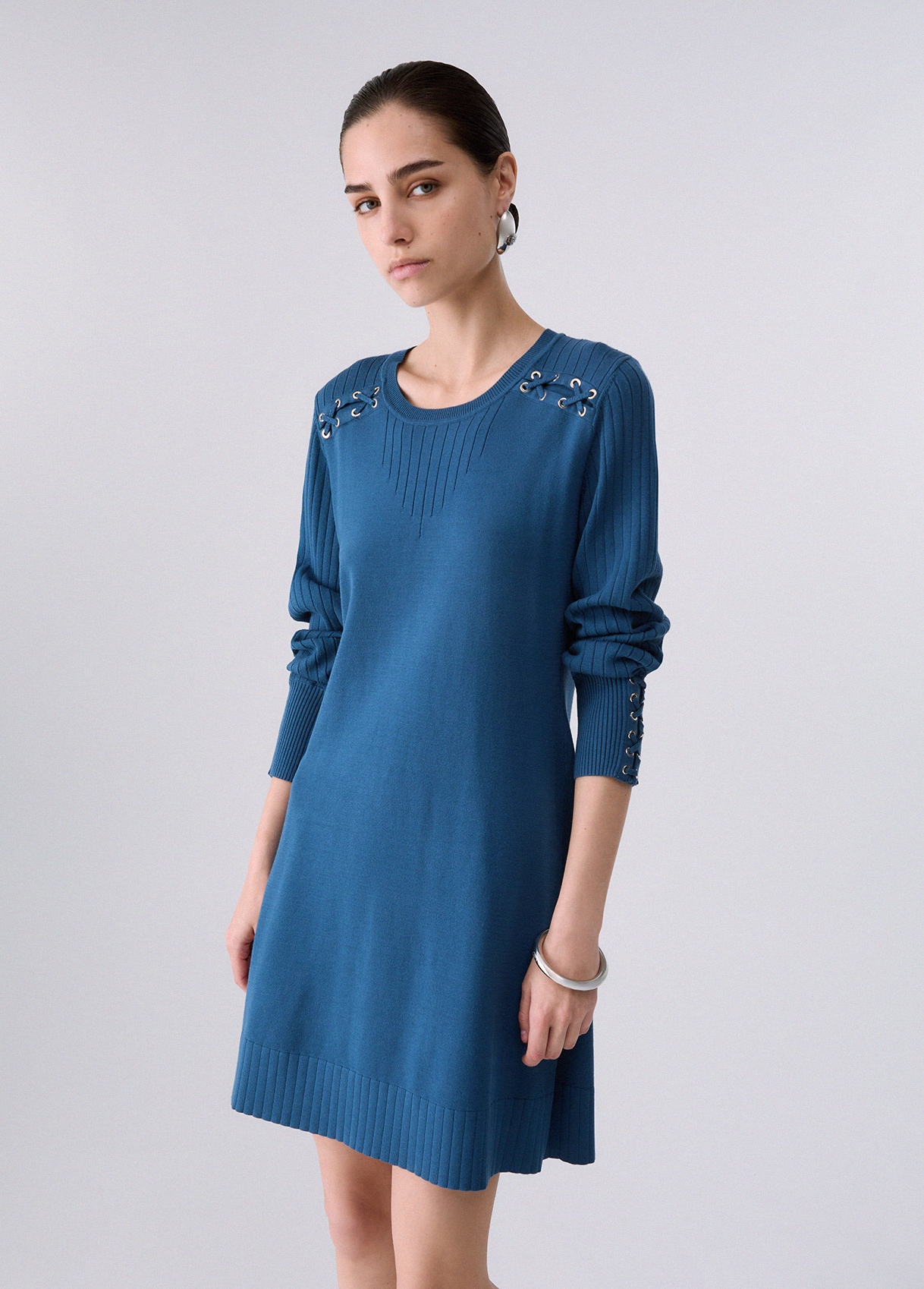 Liu Jo Knit Dress With Laces