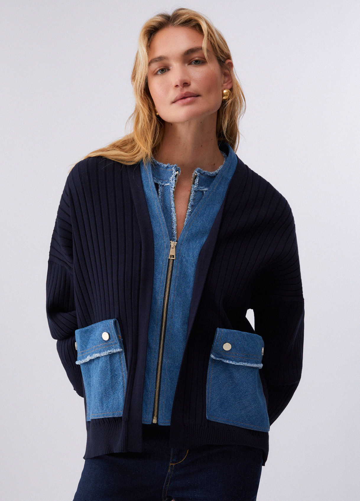 Liu Jo Striped Cardigan
