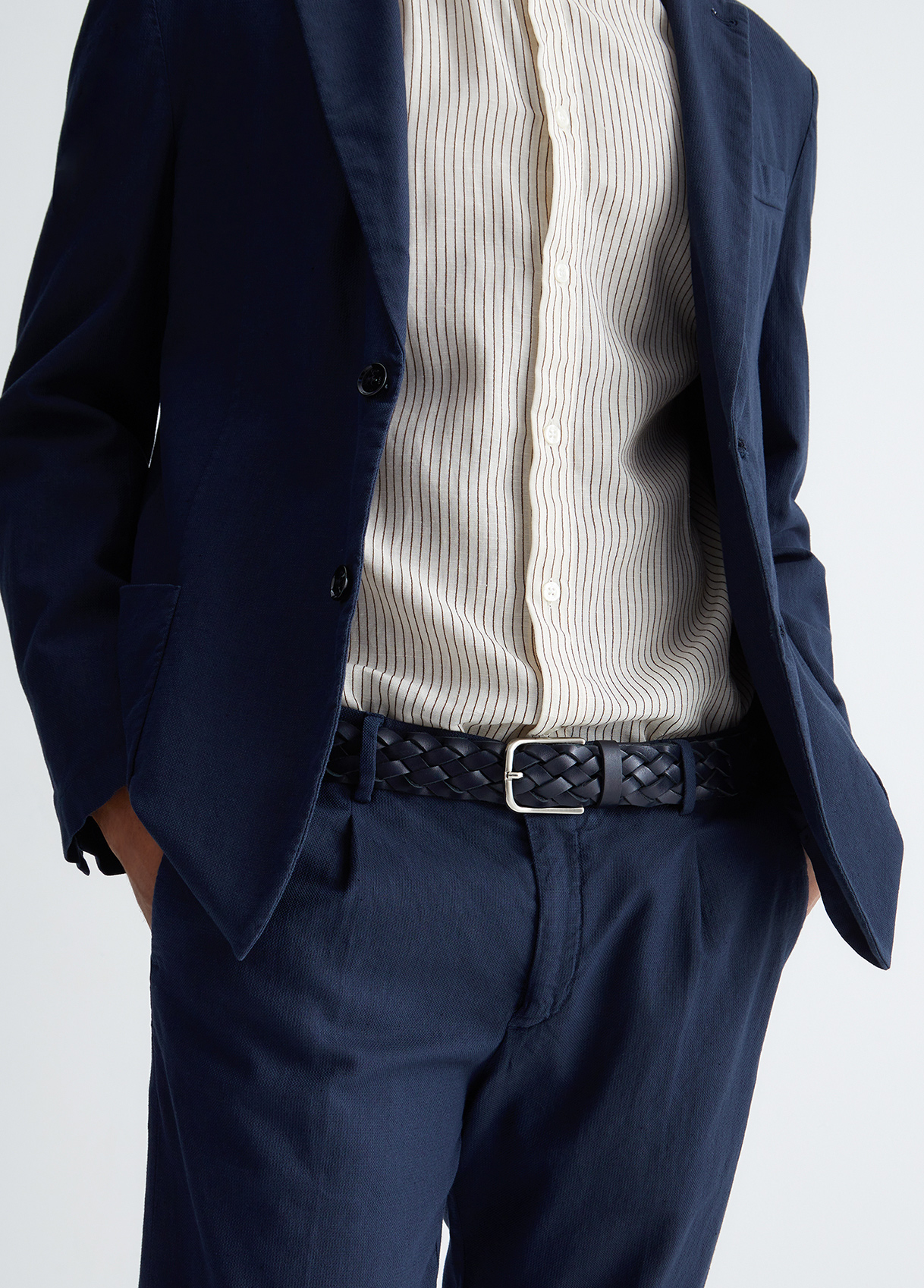 Liujo Ceinture Tressée En Cuir