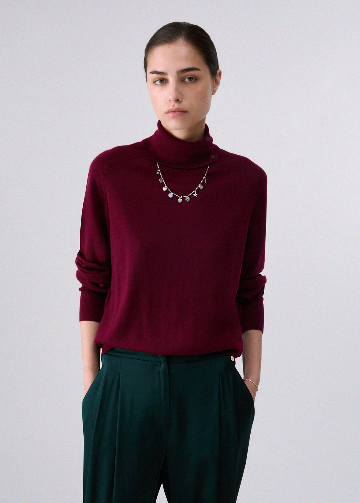Liu Jo Pull Col Roulé En Laine Avec Bracelet Liu Jo Pull Col Roulé En Laine Avec Bracelet
