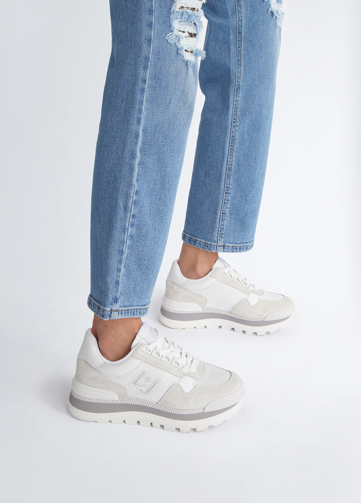 Liujo Sneakers En Maille Filet Brillante