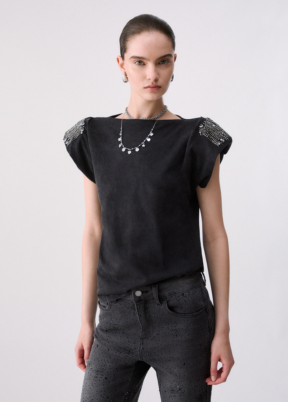 Liu Jo Top En Jersey Avec Broderie
