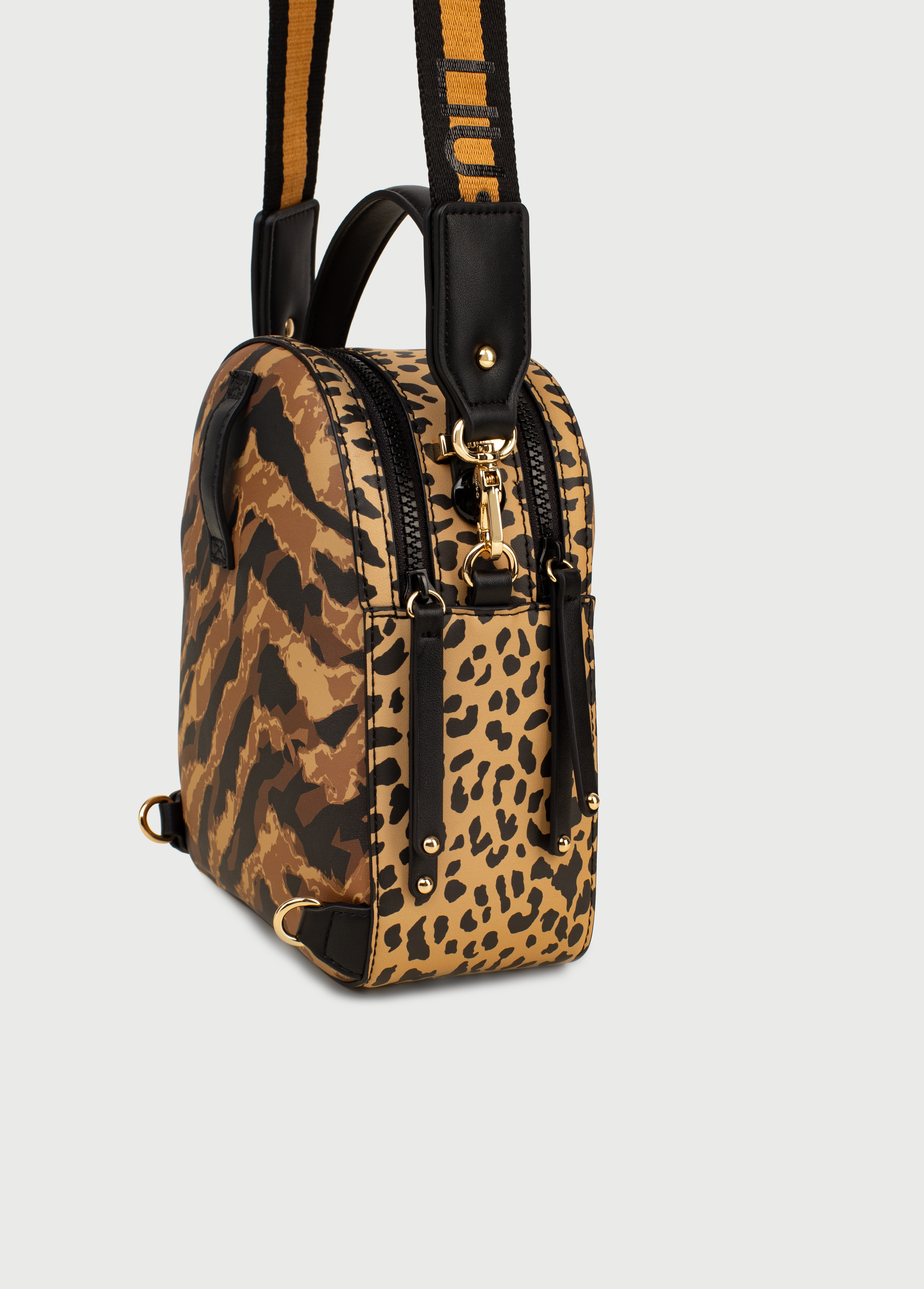 giraffe print backpack