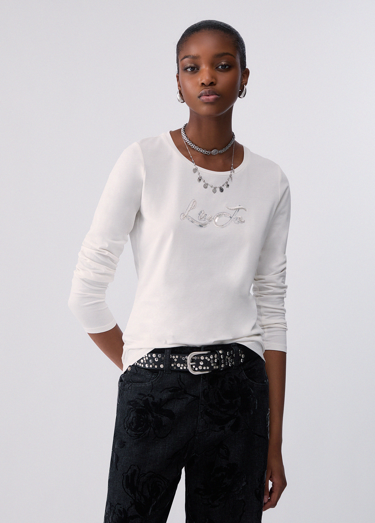 Liu Jo Long-sleeve T-shirt With Sequins