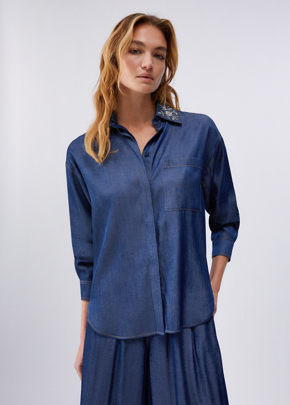 Liu Jo Shirt With Detachable Collar