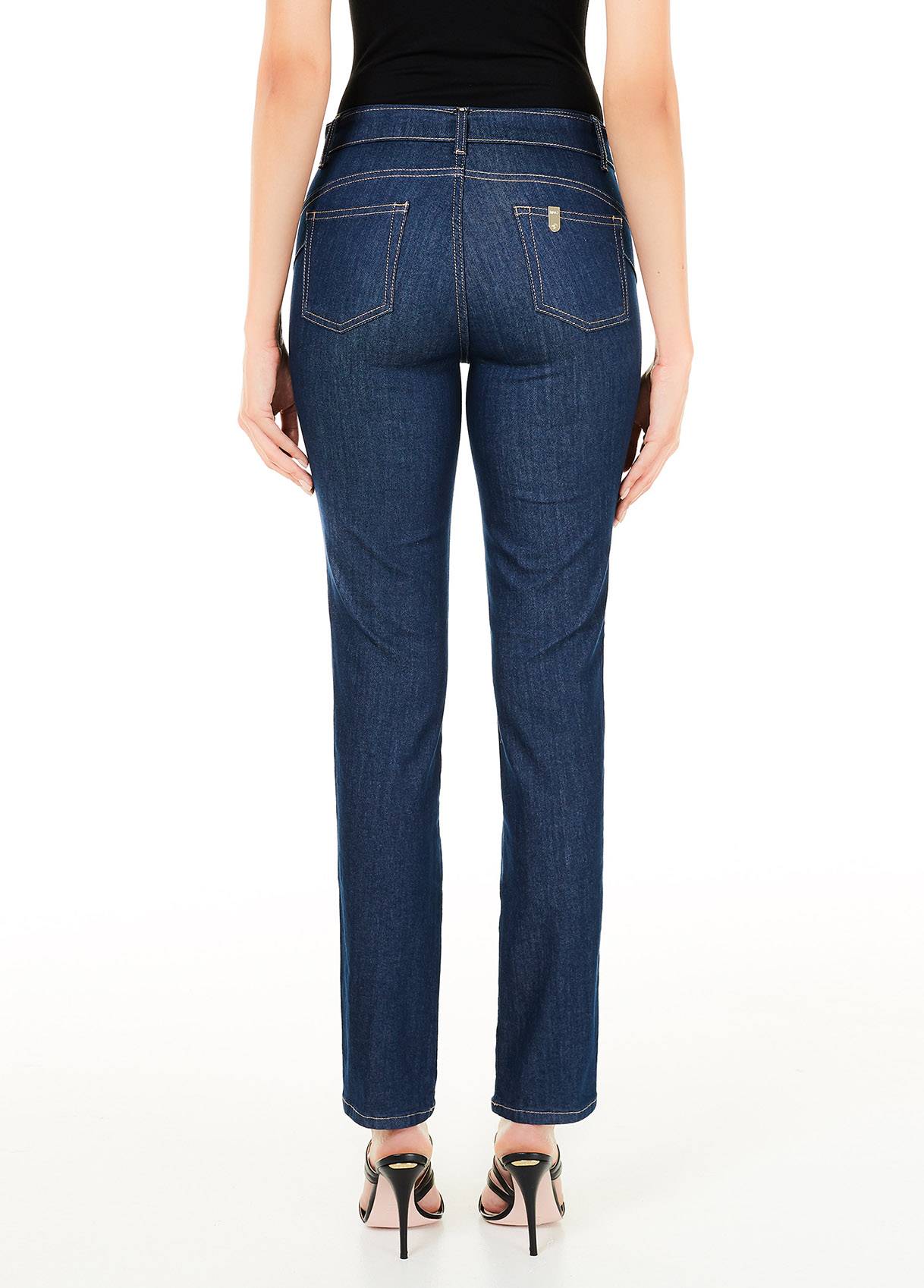 Jeanse High-Waist Boyfriend Tear Leg Slim Denim Jeans Jeans Jeanse High-Waist Boyfriend Tear Leg Slim Denim Jeans Jeans
