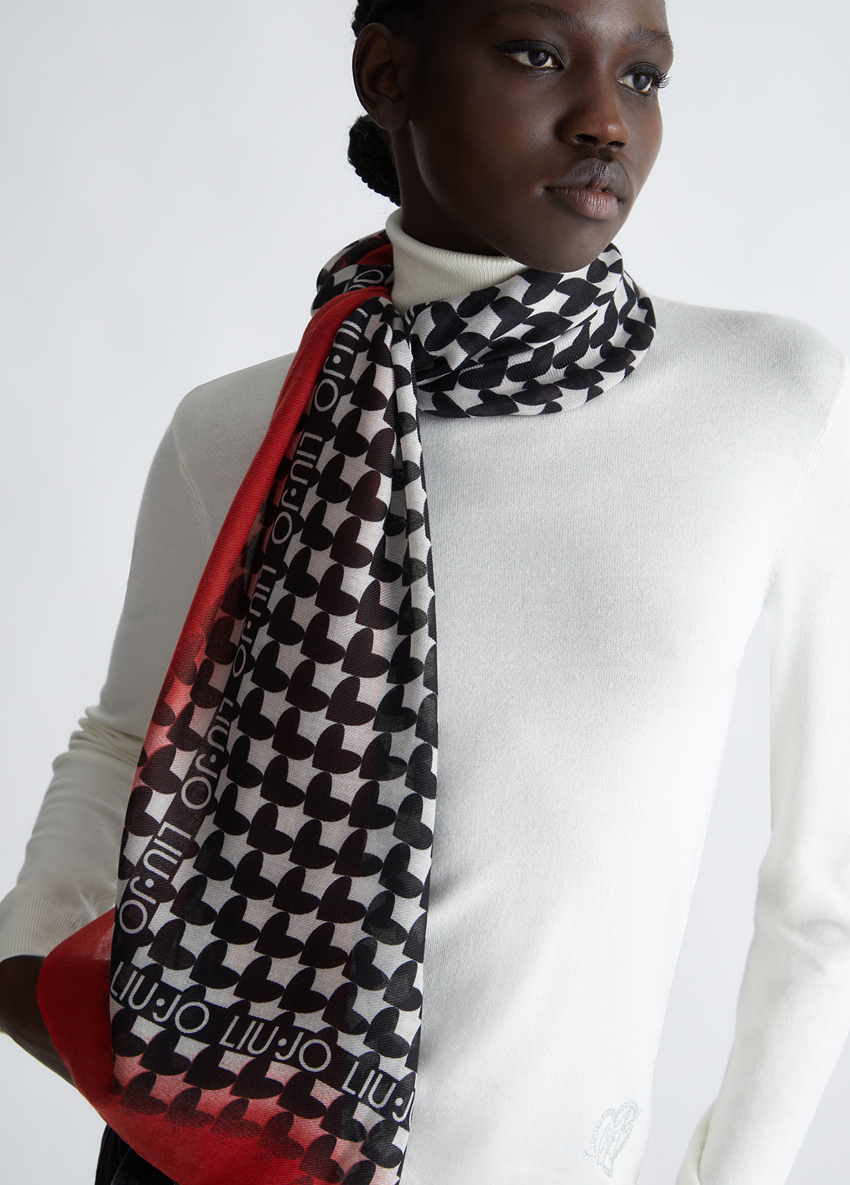 Liujo Étole Pied-de-poule