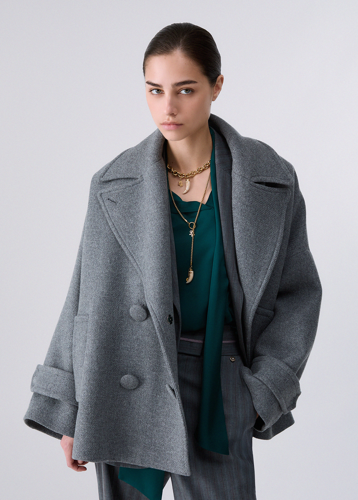 Liu Jo Manteau Oversize En Laine