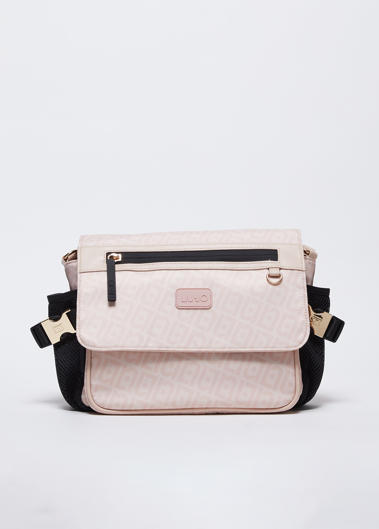 Umhängetasche aus Nylon mit Logo Farbe Babyrosa | Liu Jo 