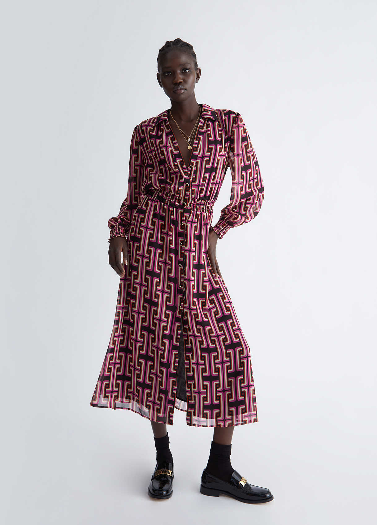 Liujo Robe Chemisier Avec Imprimé