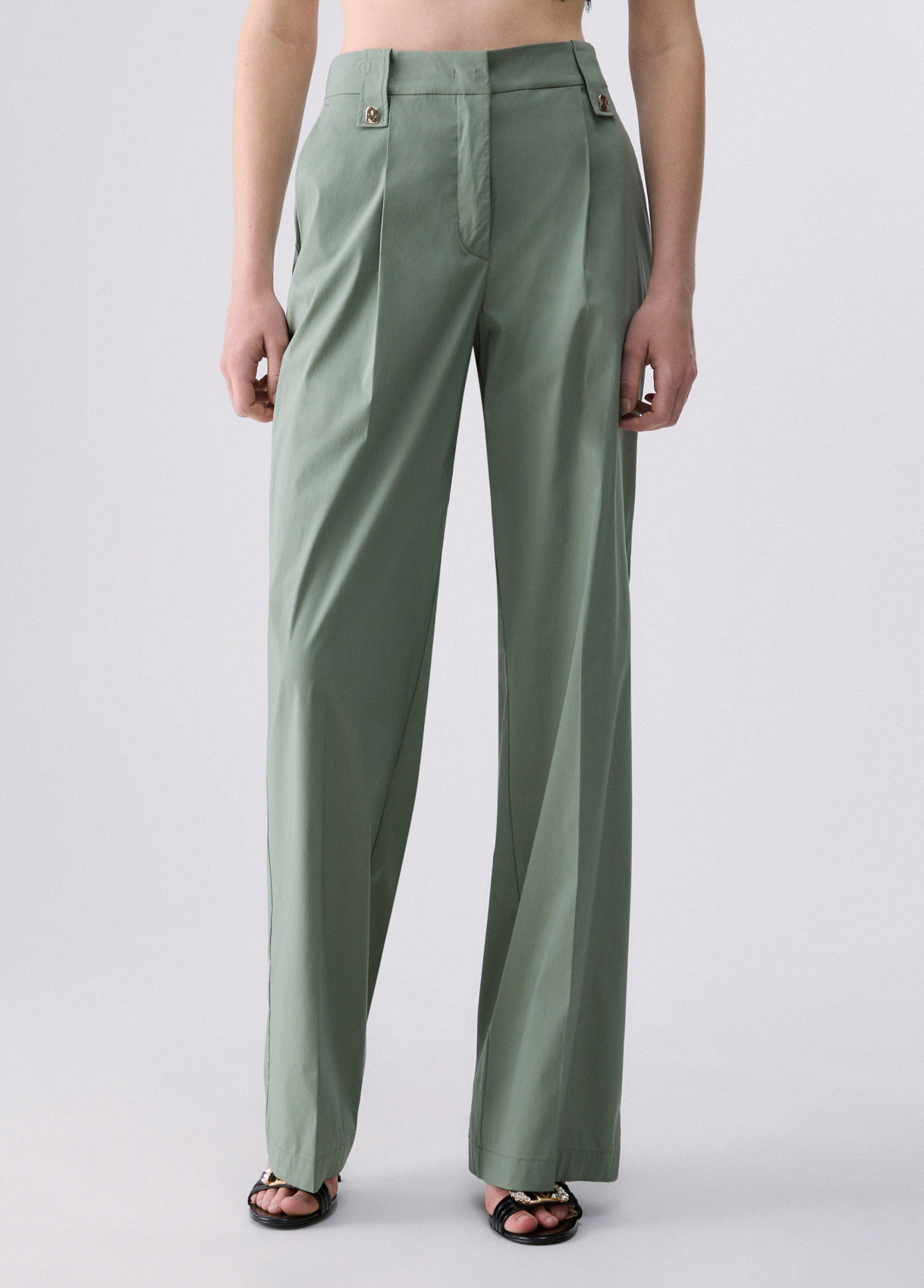Liu Jo Straight-leg Poplin Trousers