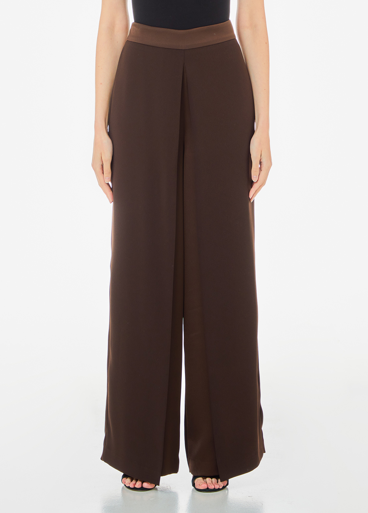 Envers satin trousers colour brown | Liu Jo