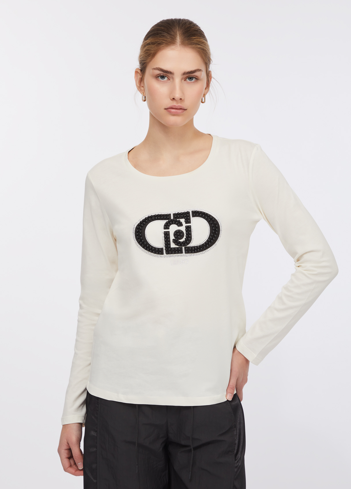 Liu Jo Jeans Camiseta Básica - White/blanco