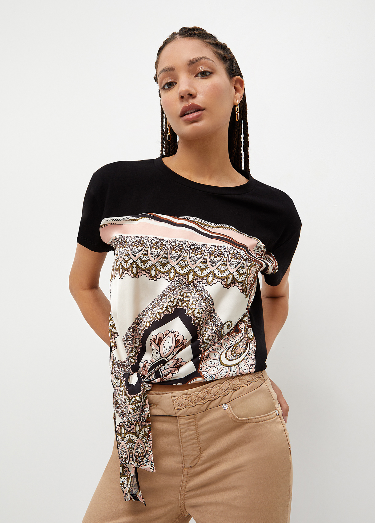 Liujo T-shirt Avec Imprimé Foulard