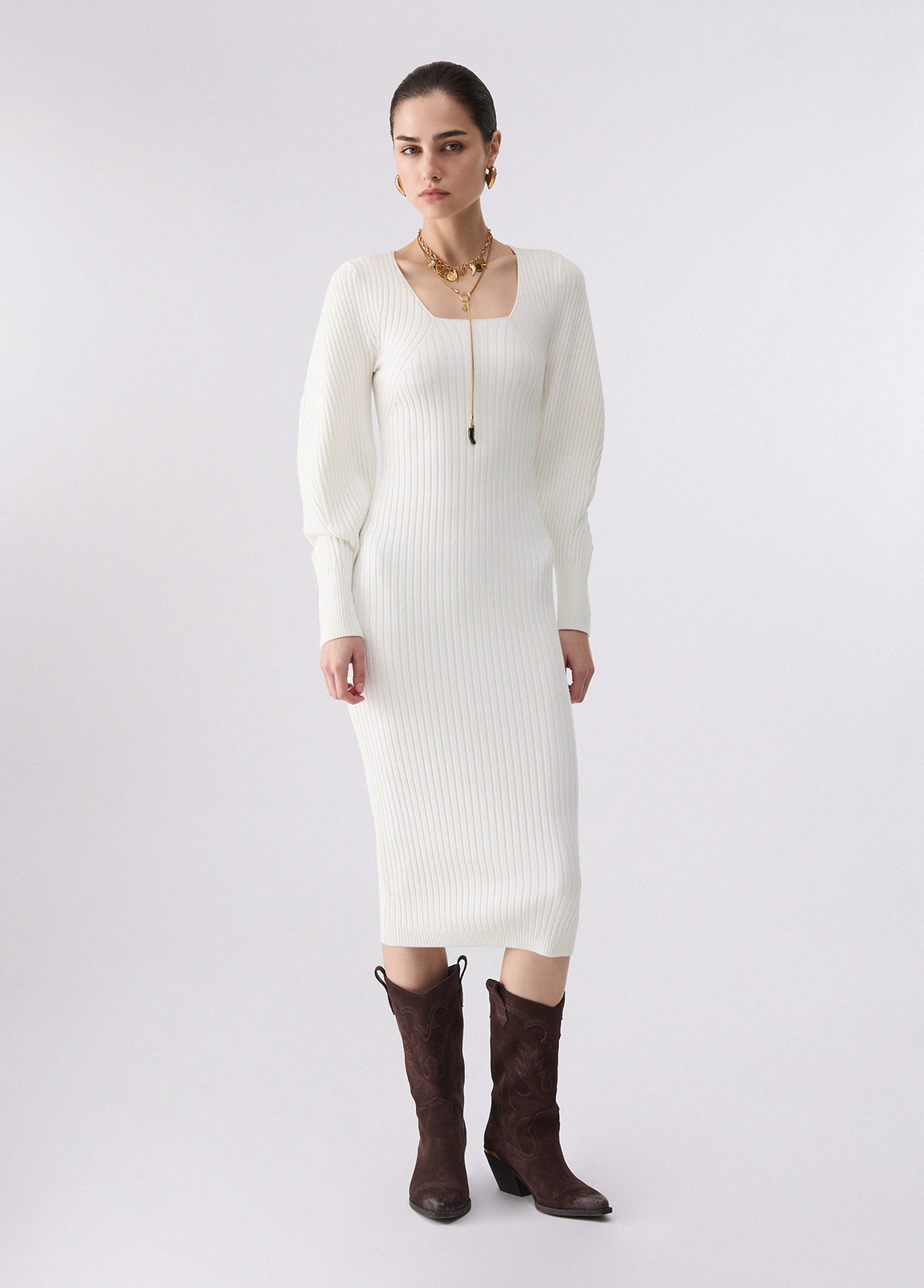 Liu Jo Balloon Knit Dress