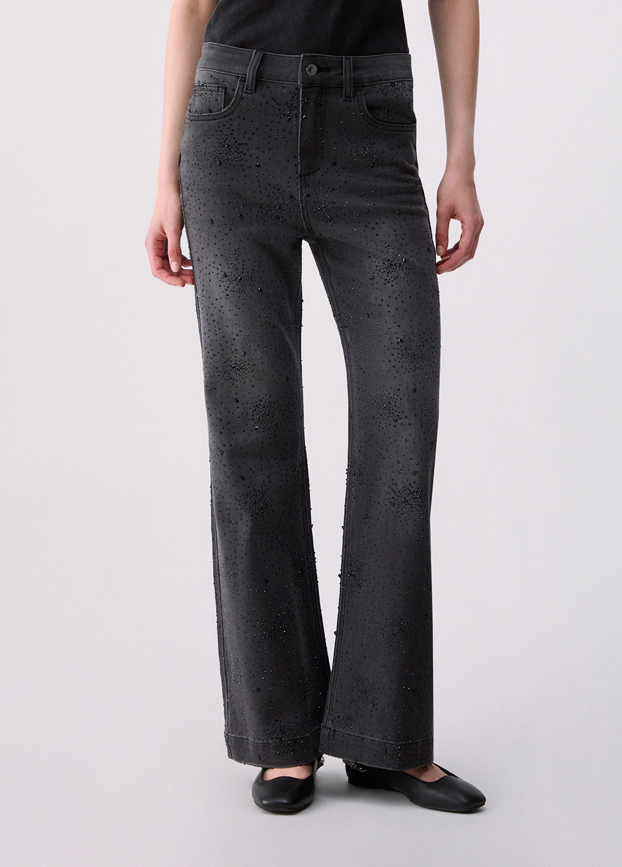 Liu Jo Jean Droit Avec Strass
