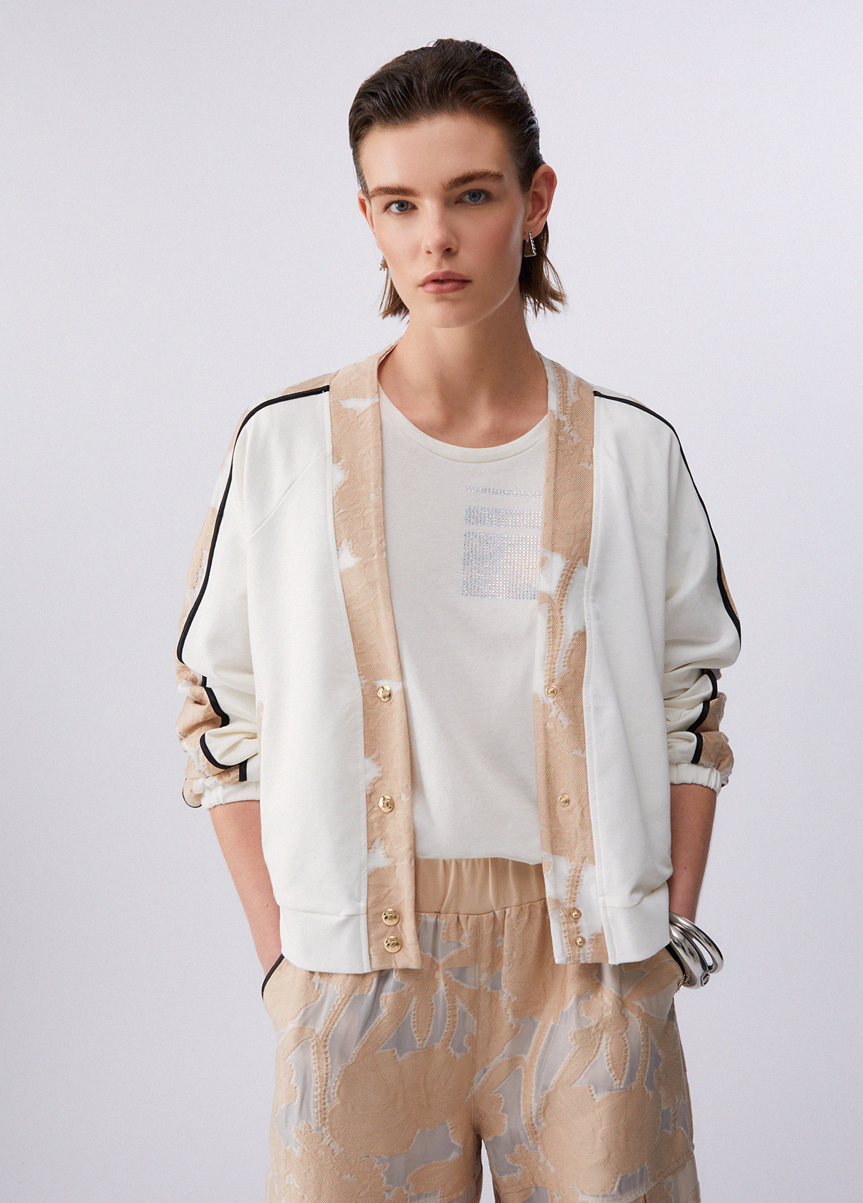 Liu Jo Sweatshirt With Organza Details