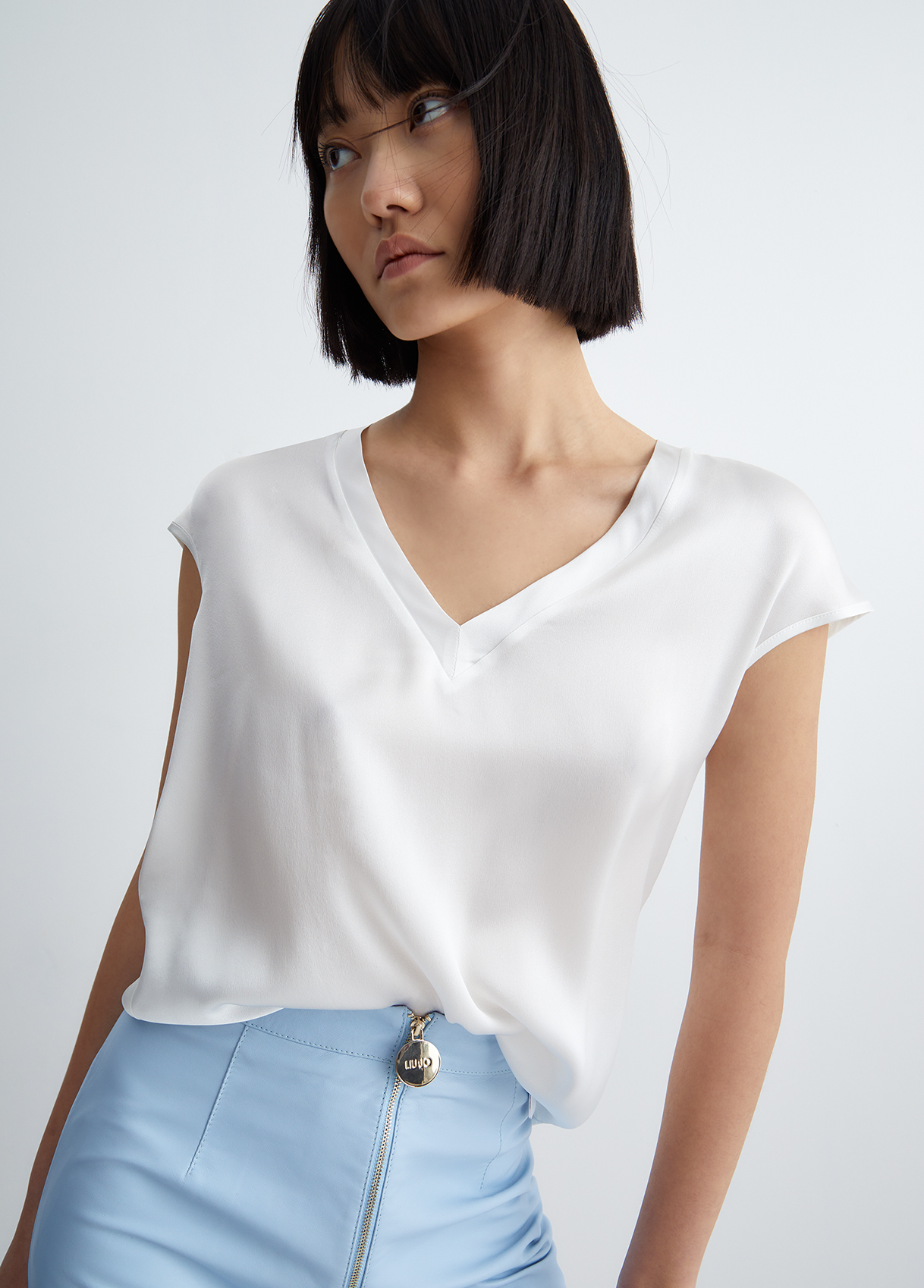Liujo Blouse En Soie Mélangée