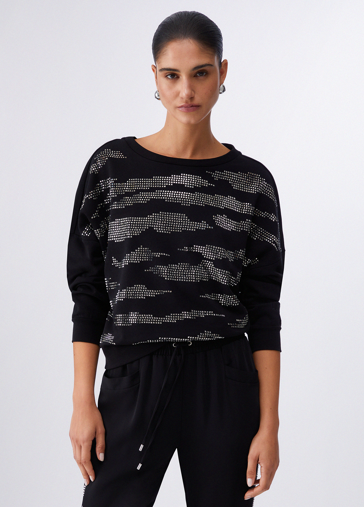 Liu Jo Sweatshirt With Appliqués