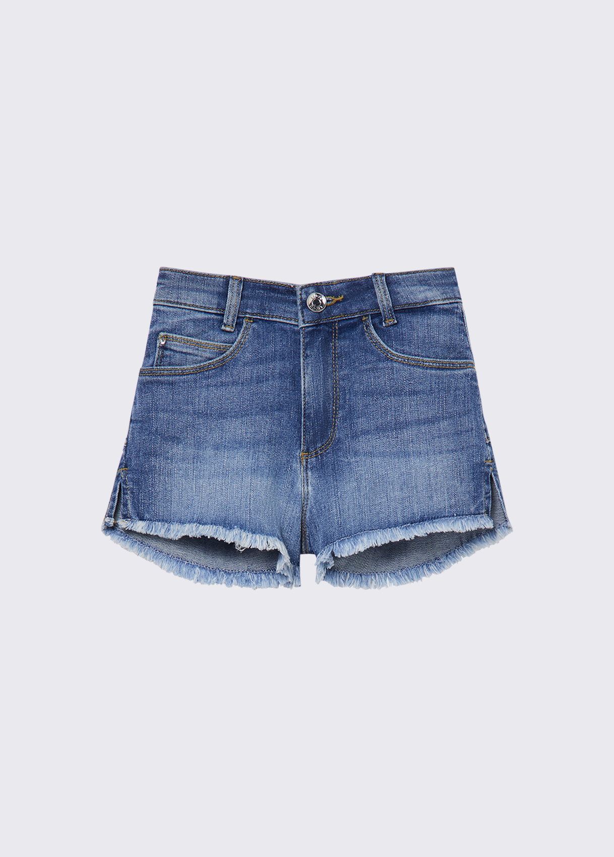 Liu Jo Short En Denim À Taille Haute