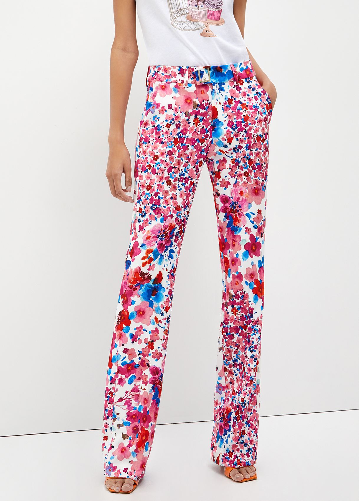 Liujo Pantalon Avec Imprimé Floral