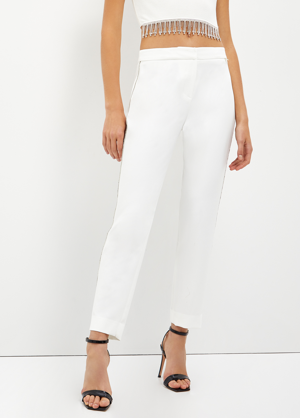Liujo Pantalon Élégant Avec Strass