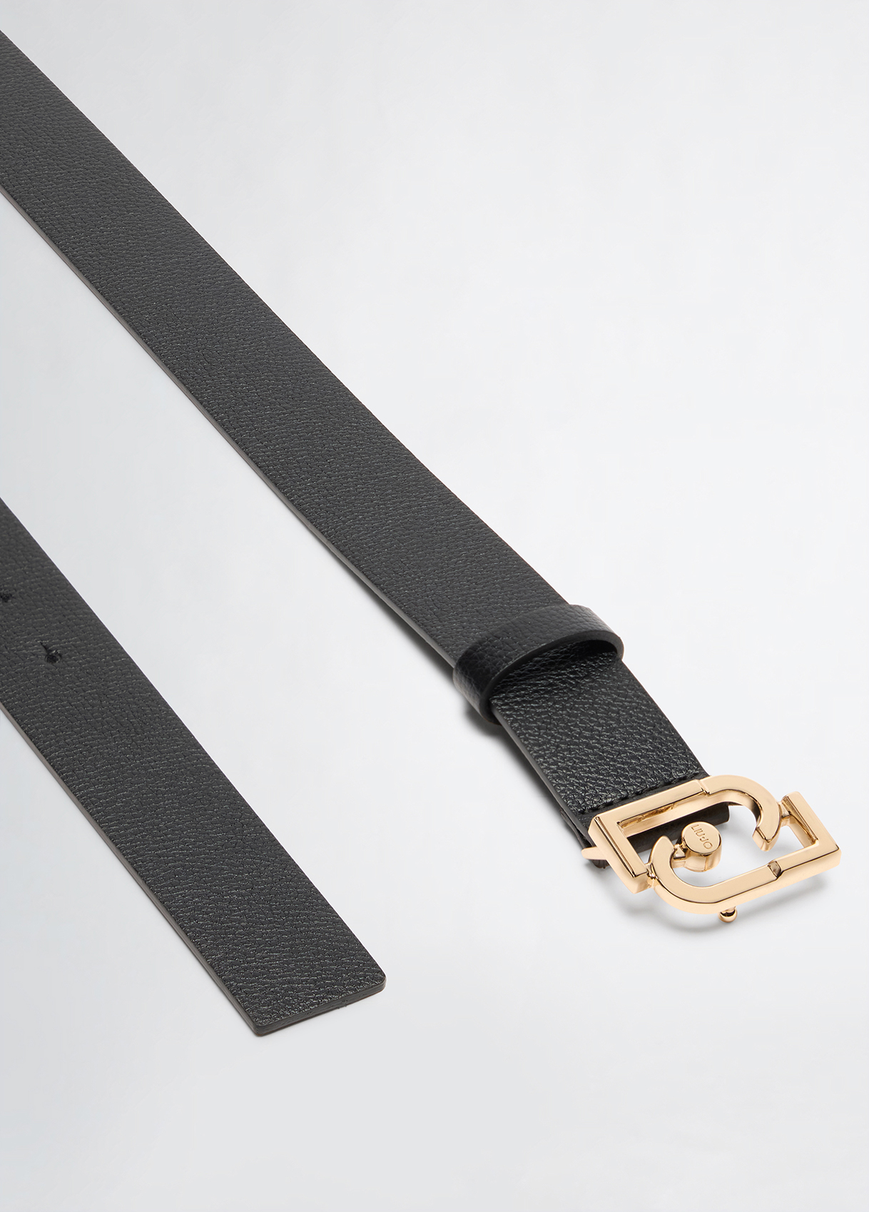 ベルト LIU JO Woman Belt Black AA5237E0058 22222 Belt with logo colour black | Liu Jo