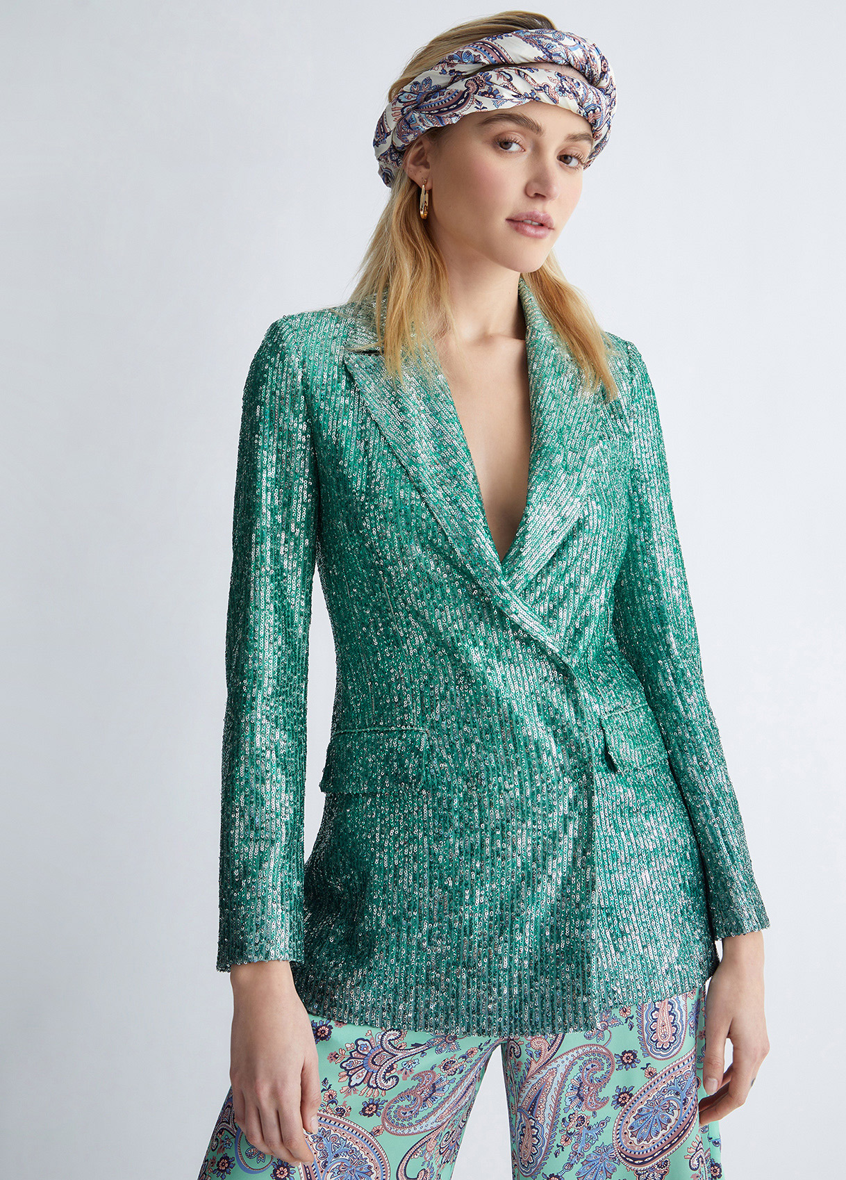 Liujo Veste Croisée À Sequins