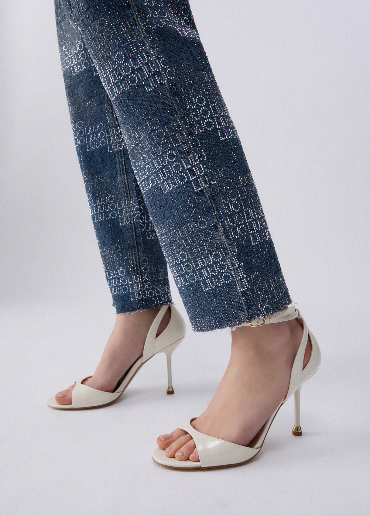 Liu Jo Patent Leather Heeled Sandals