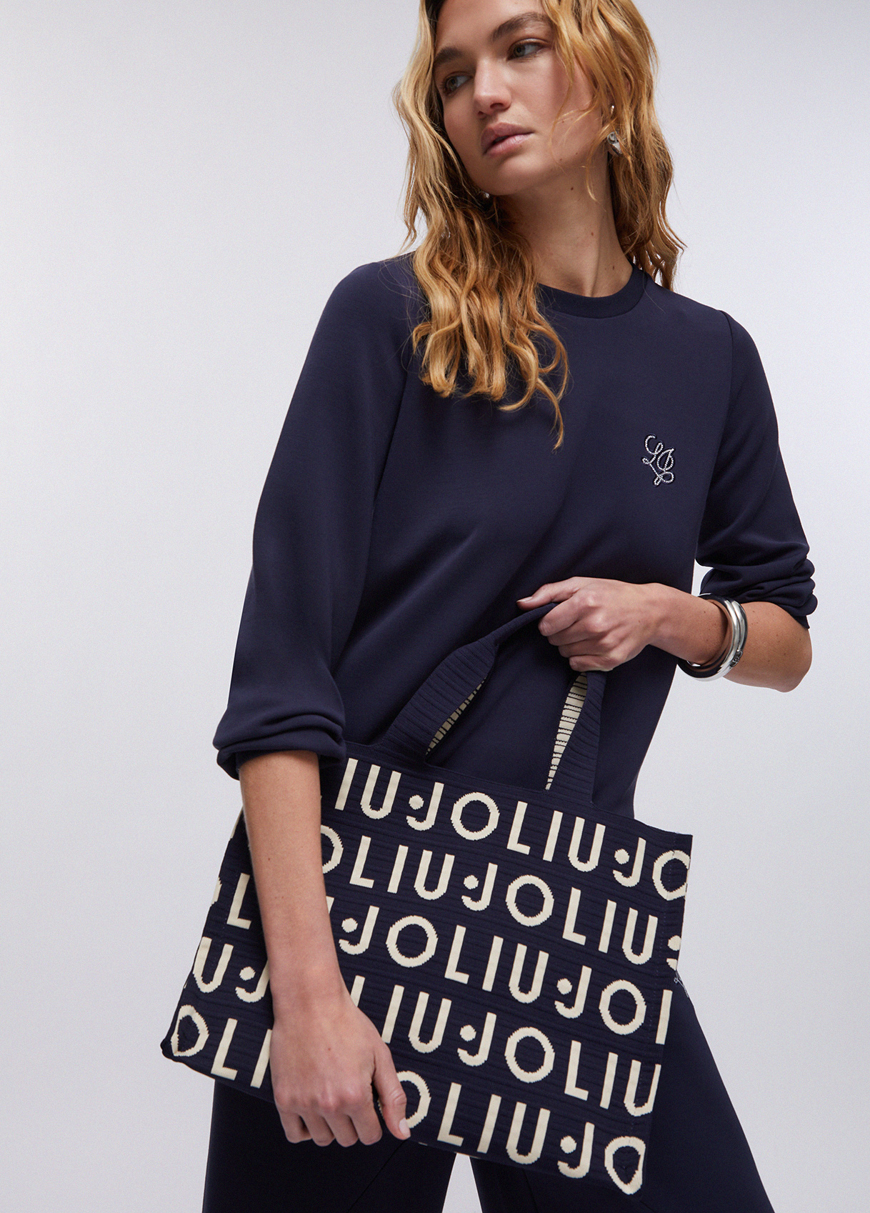 Liu Jo Cabas Moyen Modèle En Maille