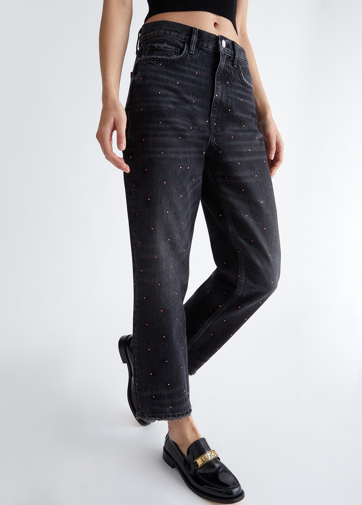 Liujo Jean Droit Écoconçu Avec Strass