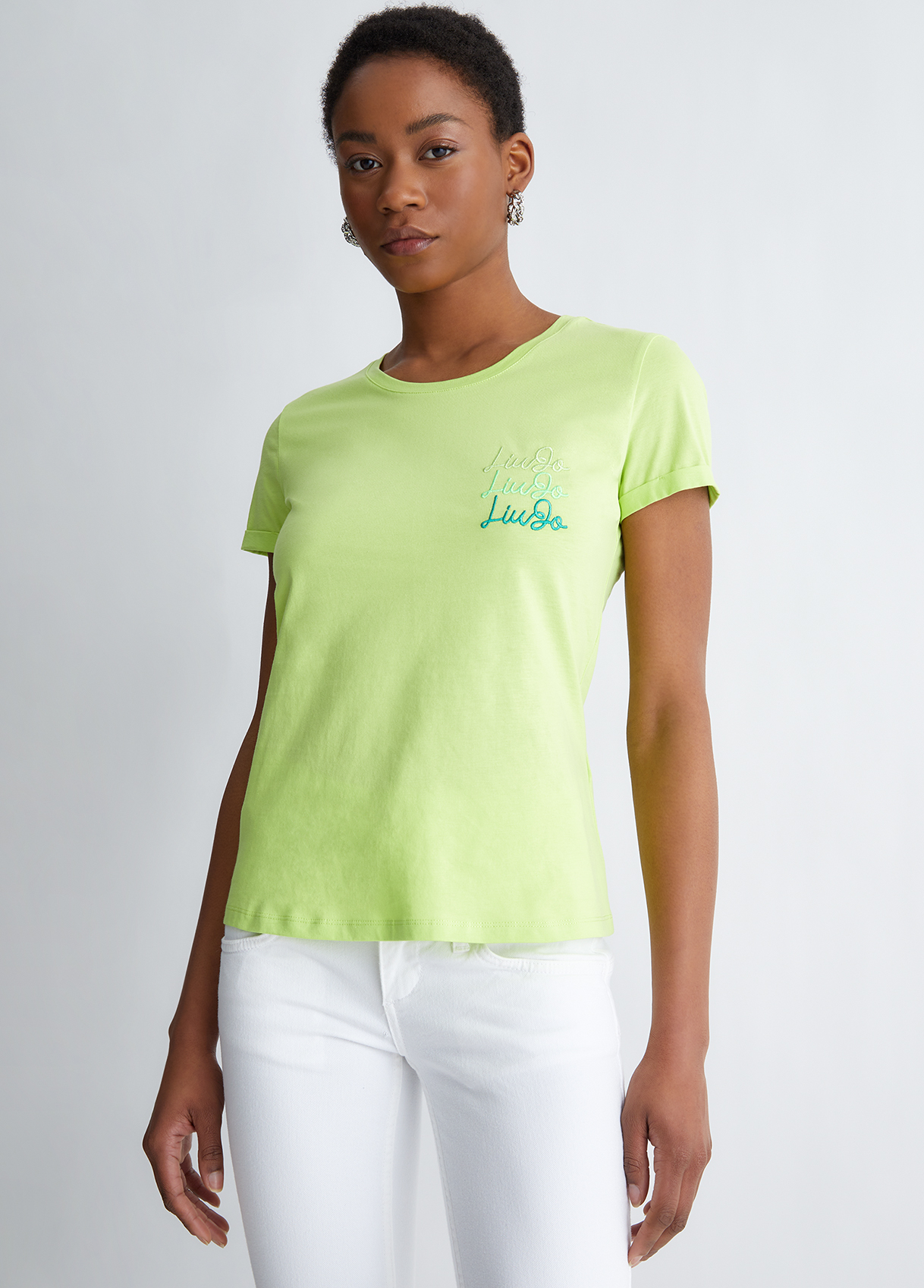 Liujo T-shirt En Coton Avec Logo