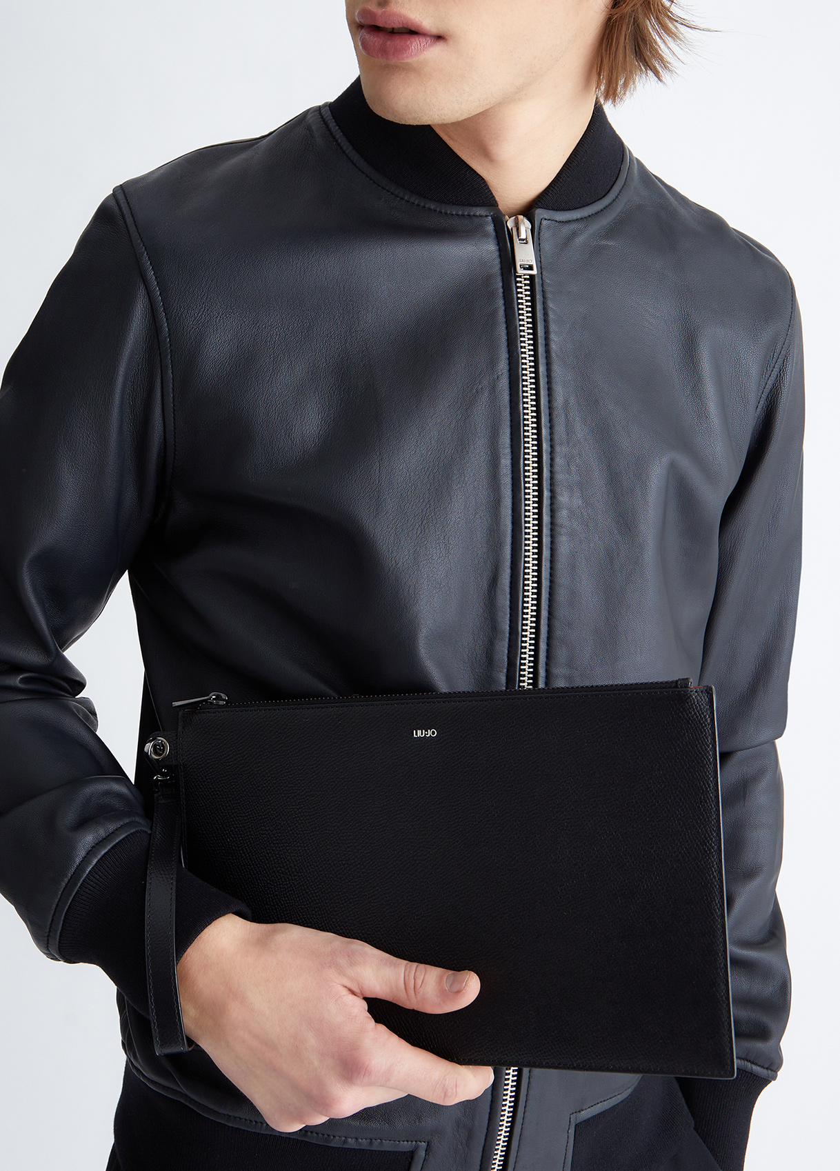 Liujo Pochette Pour Homme En Cuir