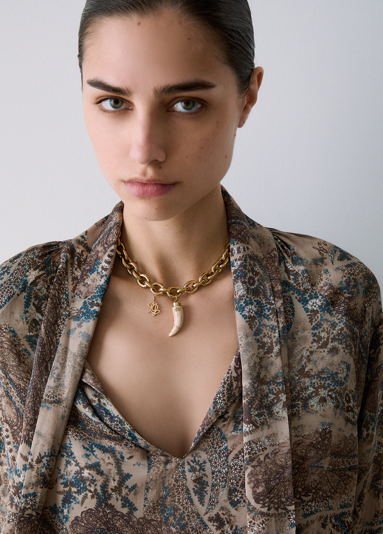 Liu Jo Collier Ras-du-cou Avec Pendentif Corne Liu Jo Collier Ras-du-cou Avec Pendentif Corne