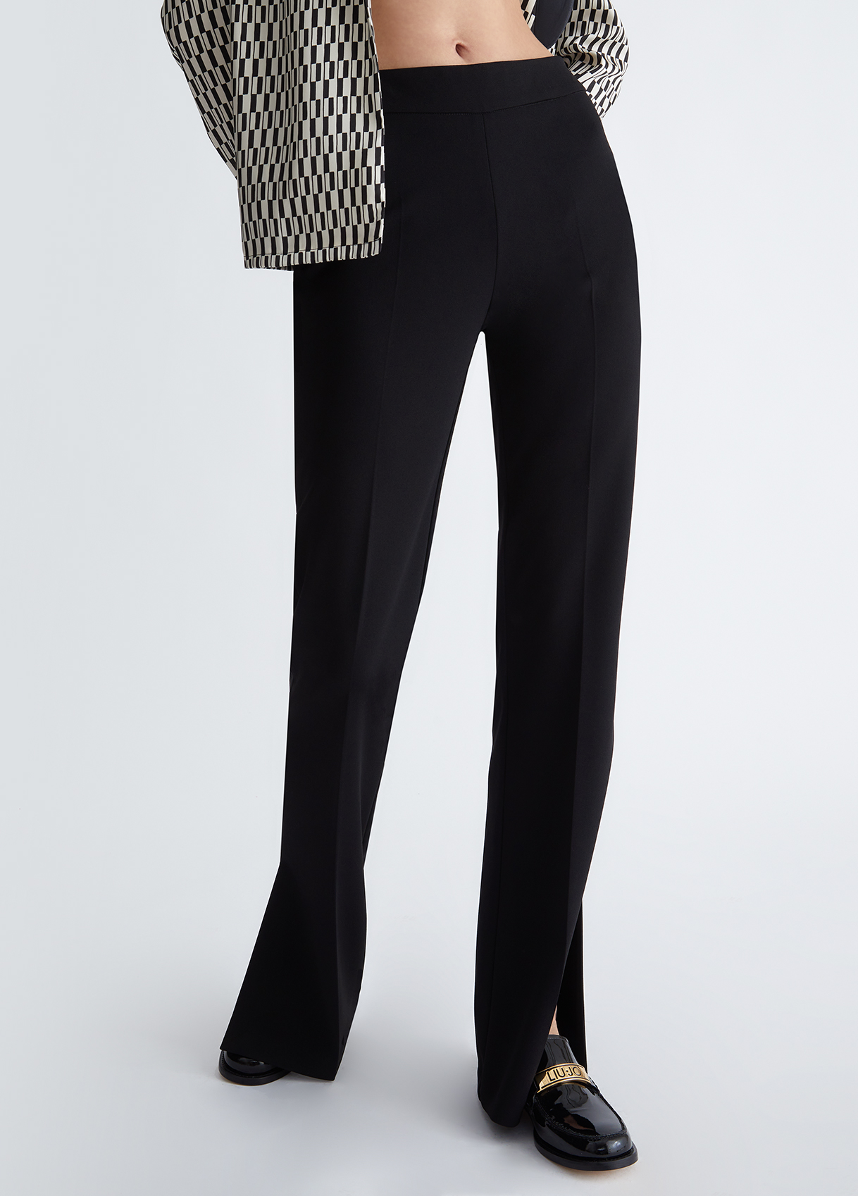 Liujo Pantalon Évasé Avec Fentes