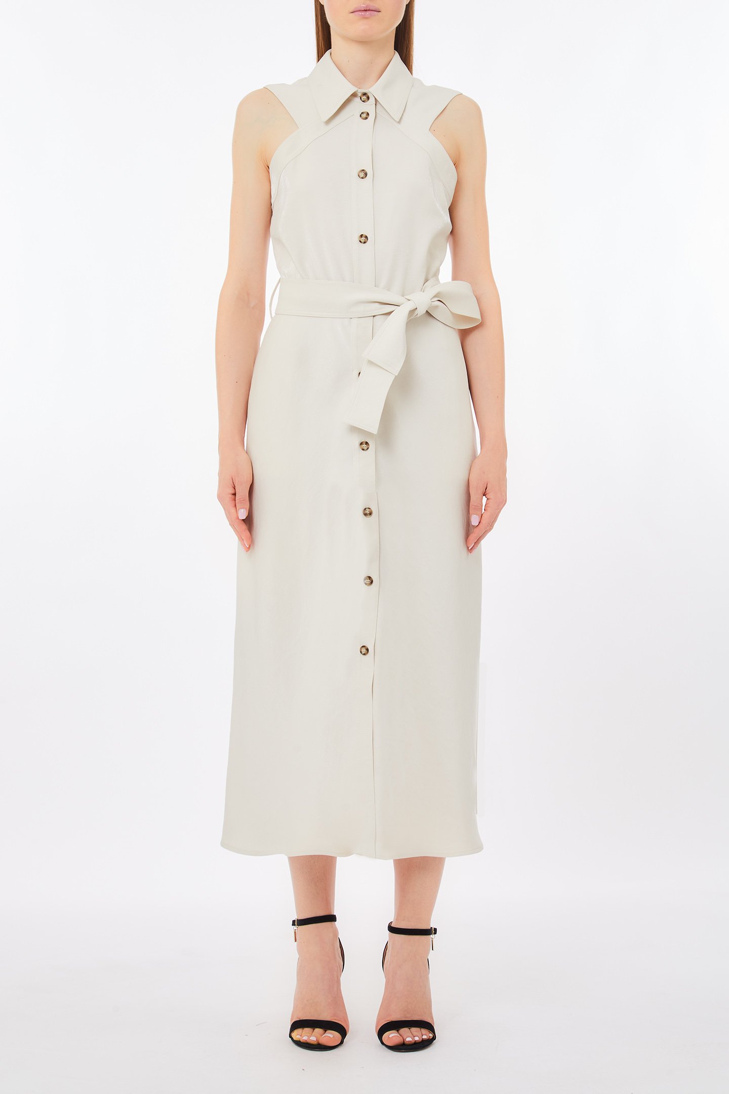 Liu Jo Robe Chemisier Avec Ceinture