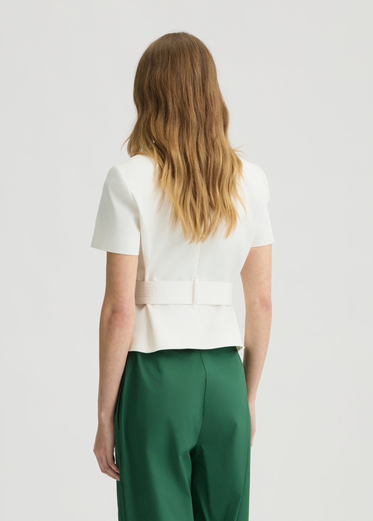 アウターその他 LIU JO Woman Blazer Green CA5286T4691 X0662 Bouclé jacket colour avocado | Liu Jo