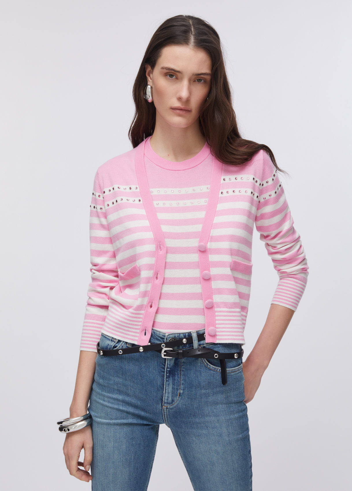 Liu Jo Striped Cardigan
