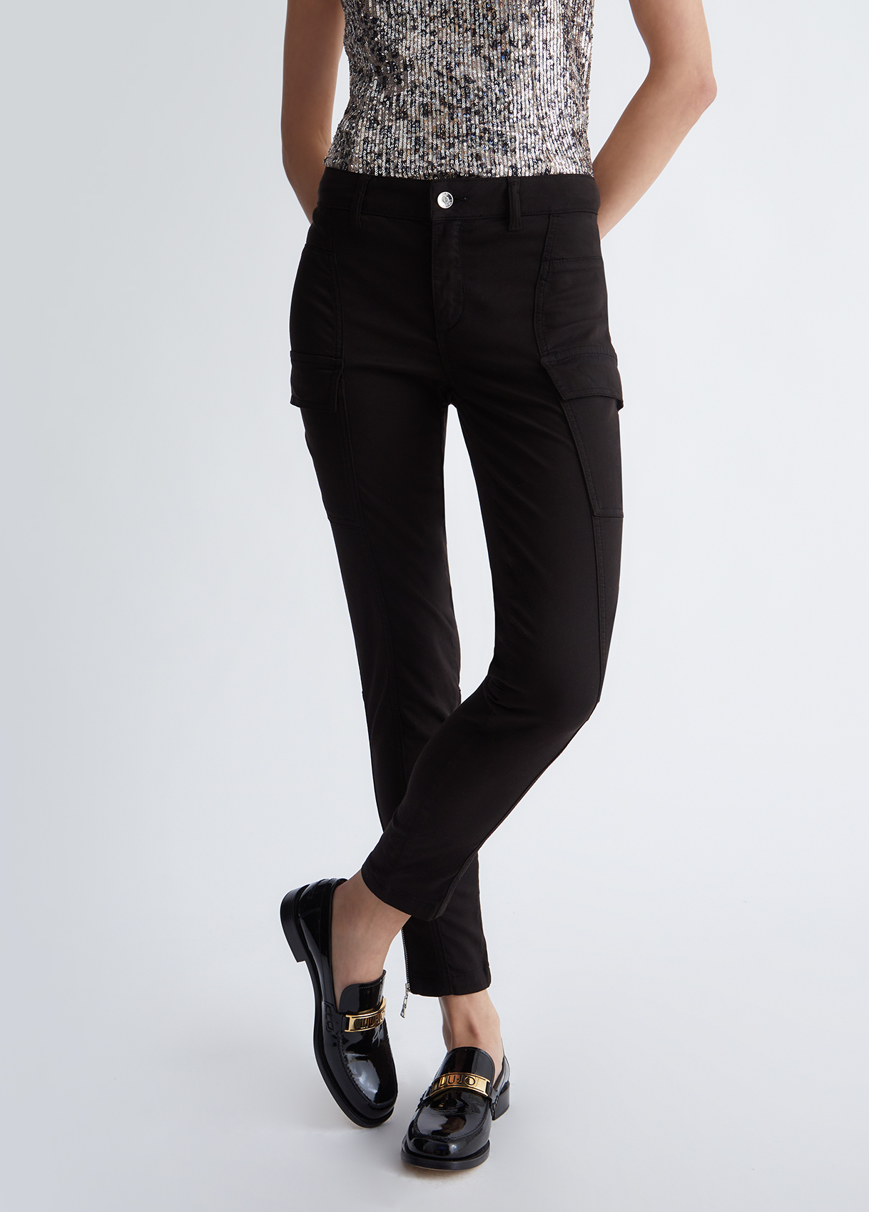 Liujo Pantalon Cargo Stretch