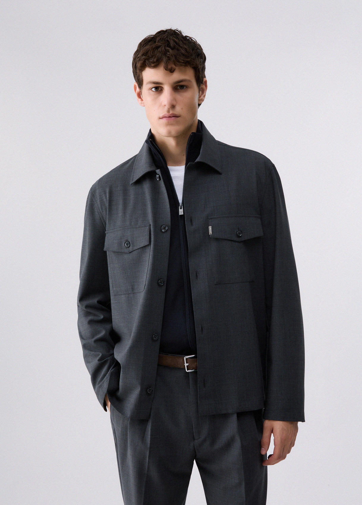 Liu Jo Wool Blend Overshirt Jacket
